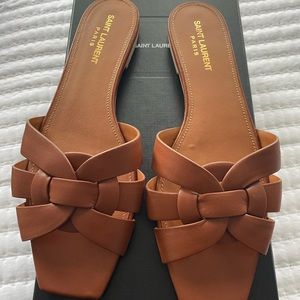 Saint Laurent Nu Pieds Sandals 39.5 worm once